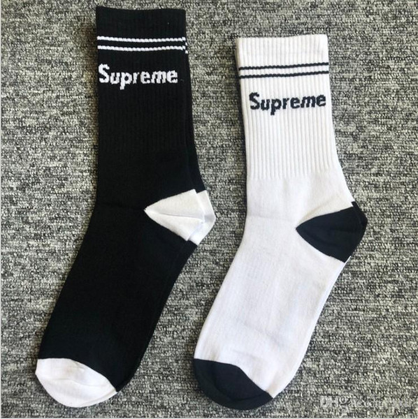 Former suchao brand skateboard socks Europe and the United States men and women long tube lovers parallel bars stripe cotton socks