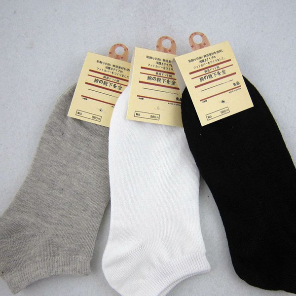 2018 Fashion New Summer Men Cotton Bamboo fiber Socks Low Socks Cotton Seamless Invisible Socks Sock Slippers For Men Ypf1