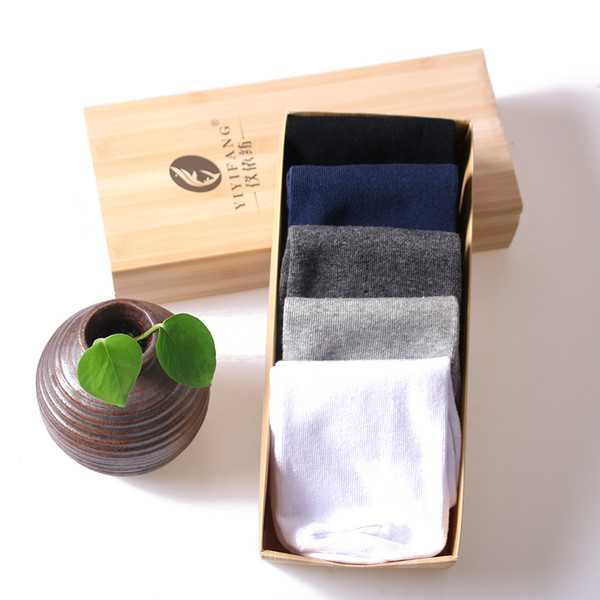 10 Pairs of 5 Colors One Size Pure Cotton Sport Men Socks, Anti-odor and Absorbent Sock Slippers for Outdoors