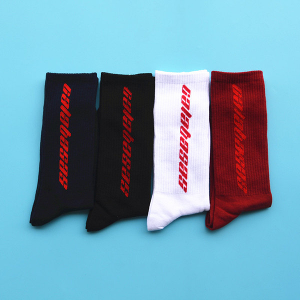 3 Colors Calabasas Crew Socks Cotton Kanye West Men Women Socks Casual stockings Skateboard Stockings