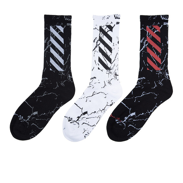 Tide Brand Harajuku Style Striped sock High Street Sport Socks Brand Happy Socks Male's Fashion Personality High Quality