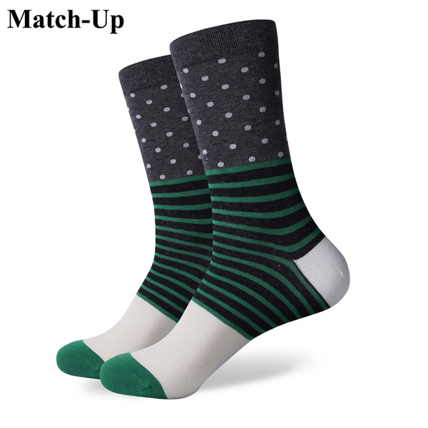 2016 Men's combed cotton brand men socks,colorful stripe socks,,US size (7.5-12) 300