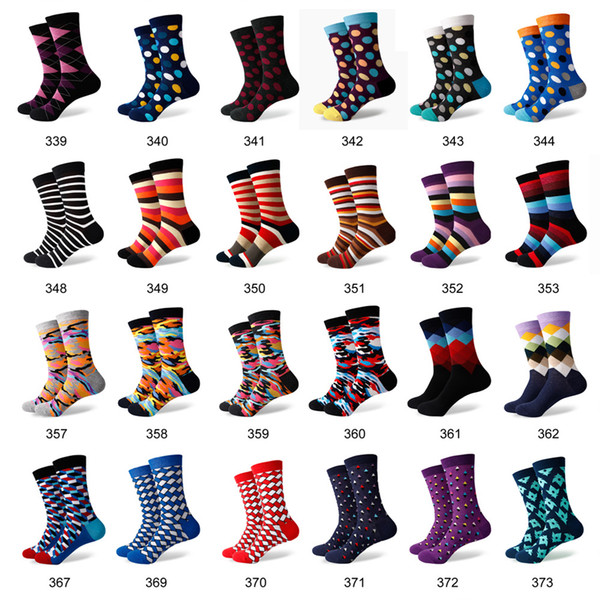 2016 Wholesale Brand New Colorful men's Socks 100% Combed Cotton socks 112colors MOQ 250pairs/lot 216-333