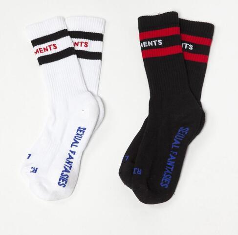 3 Pairs/Set vetements socks Fashion Sport mens socks unisex women luxury designer socks Free Size