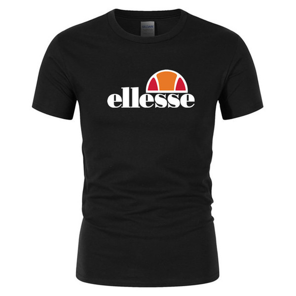 Summer New Arrival Popular Color Ellesse Letter Printing Men's Women's Fashion Trend Short Sleeve Youth T-shirts Best Price Wholesale