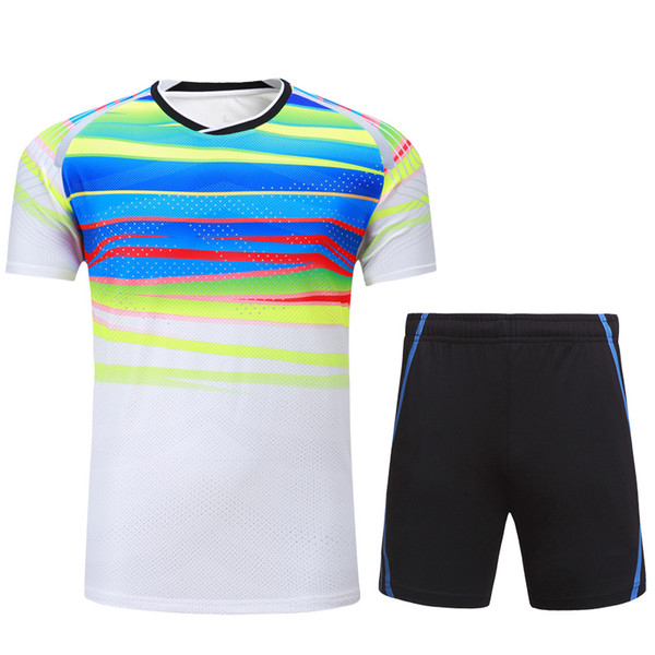 Women/Men Breathable Set Volleyball Jerseys Badminton Uniforms Set Table Tennis Clothing Specific Team Game T Shirts&Shorts