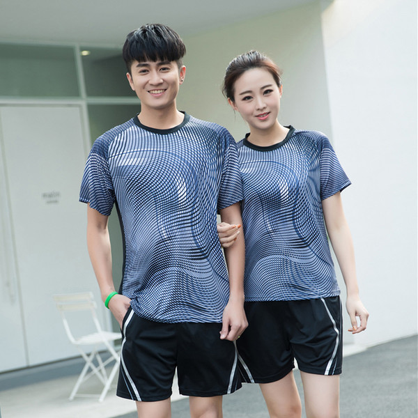 Women Tennis Clothes Men Badminton Shirts+Shorts Tennis Jersey Breathable Quick Dry Table Sport Sets