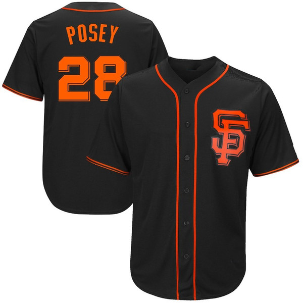 28 San Francisco Jerseys Giants 35 Brandon Crawford 22 Will Clark 40 Madison Bumgarner 100% Stitched Top quality