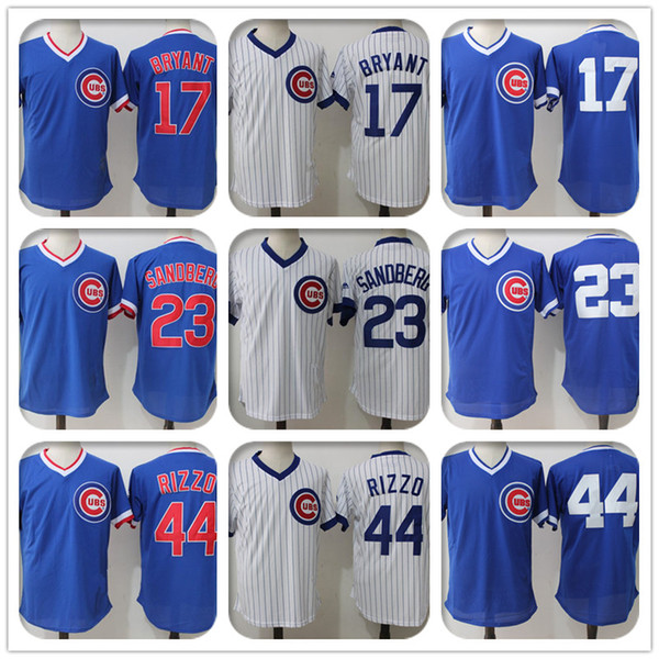 wholesale retro mesh Chicago jerseys Cubs 9 Javier Baez Jersey 12 Kyle Schwarber 23 Ryne Sandberg 22 Jason Heyward