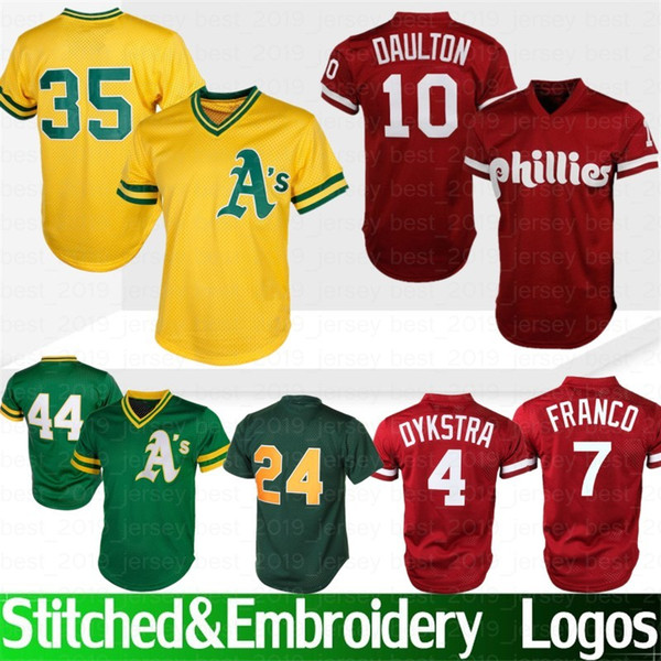 New Philadelphia 4 Lenny Phillies Jersey 7 Maikel Franco 10 Darren Daulton 99 Mitch Williams 20 Mike Schmidt 24 Rickey Henderson 44 Jackson