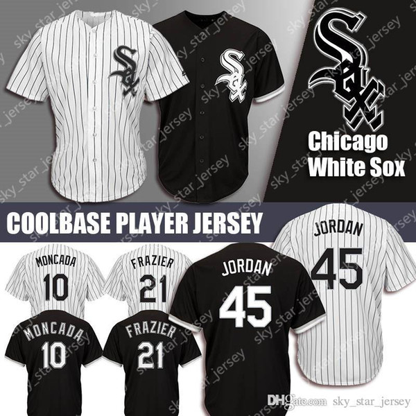 Chicago jerseys White Sox Majestic Coolbase Jersey 10 Yoan Moncada Jersey 21 Todd Frazier Jersey 45 Michael Jerseys 72 Carlton Fisk