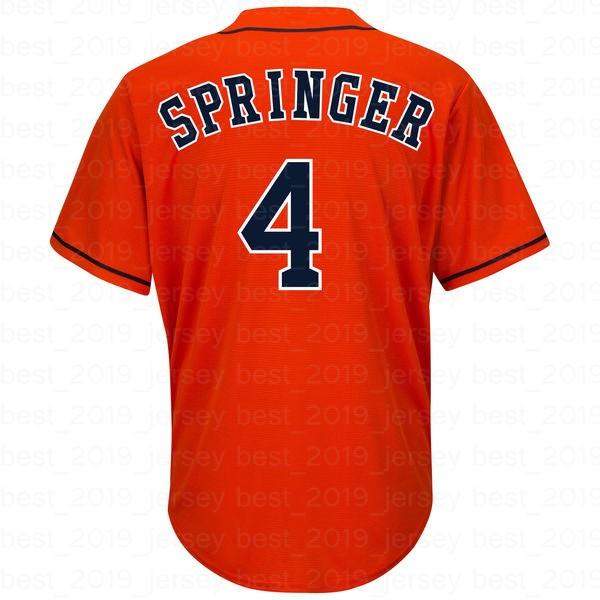 New 27 Jose Altuve Houston # Astros Jersey 4 George Springer 1 Carlos Correa 34 Nolan Ryan 5 7 Craig Biggio 100% Stitched Top Quality