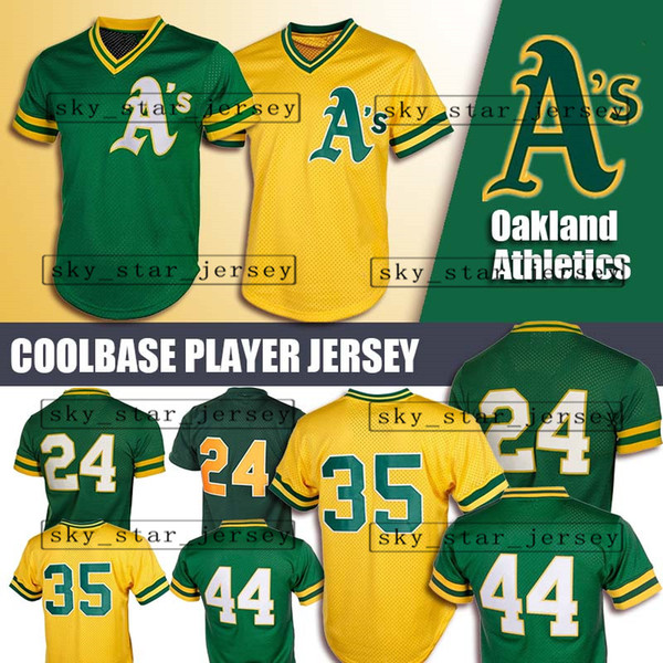 Oakland jerseys Athletics Majestic Coolbase Jersey 24 35 Rickey Henderson Jersey 44 Reggie Jackson Jersey