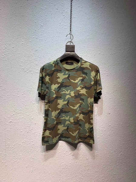 FALECTION 19SS AMIRI CAMO RIPPED TSHIRT USA STREET FASHION HIGH STREET US SIZE