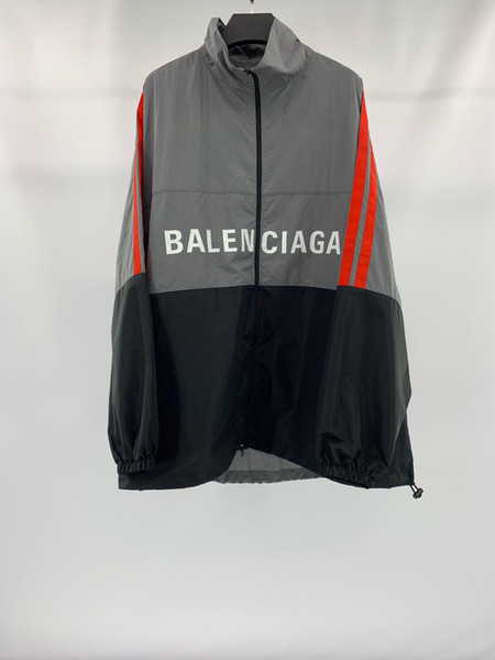 FALECTION 19SS PARIS FASHION BB BLCG ZIP UP LOGO TRACK JACKET