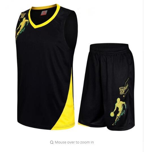 Basketball Jersey Sets Uniforms Male Sports Clothing Breathable Youth Training Basketball Jerseys Shorts
