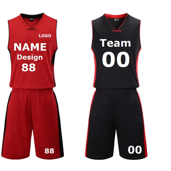 Custom Basketball Jerseys with Your Names and Numbers DIY Print Unisex Basketball Clothing Uniform DKBS