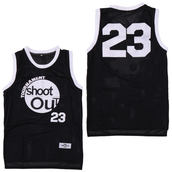 Moive Tournament Shoot Out 23 Motaw Wood Jersey 96 Birdie Tupac Black Men Basketball Jerseys Above The Rim Costume Double Stitched Sports