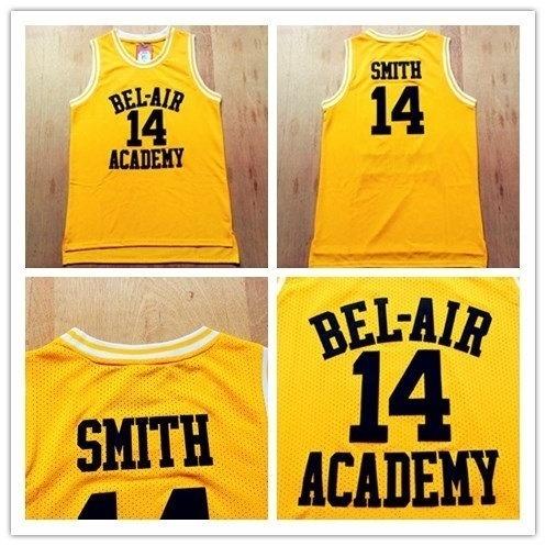 Fresh Prince Of Bel Air Jersey,Movies Of Smith Basketball Jersey None Of Brand Number 14 Color Yellow