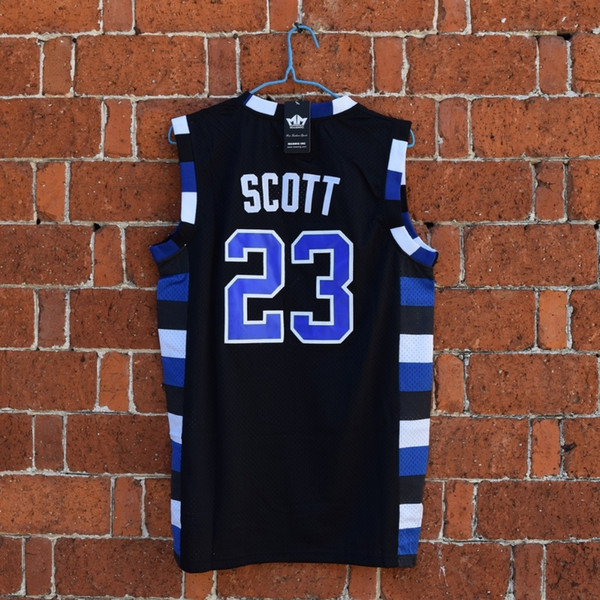 NATHAN SCOTT #23 ONE TREE HILL RAVENS BASKETBALL JERSEY BLACK - ALL SIZES