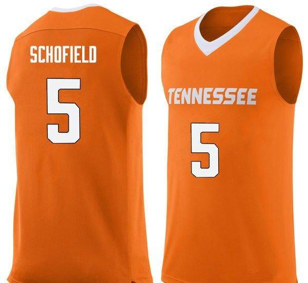 Admiral Schofield Stitched Tennessee Volunteers Dale Ellis Chris Darrington Bernard King Brad Woodson Men s White College Jersey