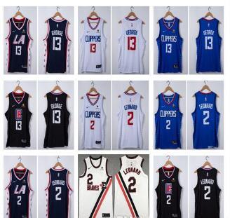 Clippers Jersey Kawhi 2 Leonard Jersey 23 Williams LA Buffalo Braves Jersey Paul 13 George Jerseys -20 Classic Edition