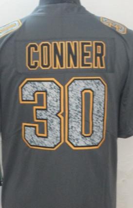 Men's Gray Fashion Static Limited Jerseys Hot Fashionable sleeve cheap sell Free shippin #30 CONNER is the best player in the world