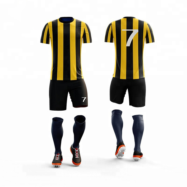 Suitable for summer sports uniforms Breathable Men's Youth Soccer Jerseys Kit custom soccer uniform Adult training jersey suits