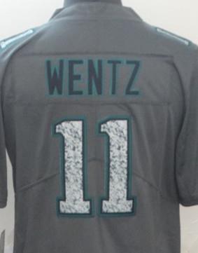 New Men's Gray Fashion Static Limited Jerseys Hot Fashionable sleeve cheap sell Free shippin #11 WENTZ is the best player in the world