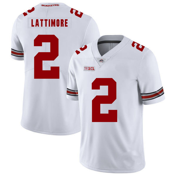 Marshon Lattimore Stitched Youth Ohio State Buckeyes Michael Bennett IV White Black Red Game NCAA College Jersey