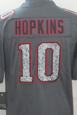 New Men's Gray Fashion Static Limited Jerseys Hot Fashionable sleeve cheap sell Free shippin #10 HOPKINS is the best player in the world