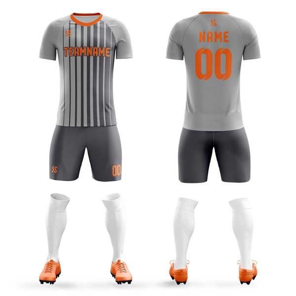 2020 kids white soccer uniforms men's football jersey boys short sports team soccer Jersey DIY training sets