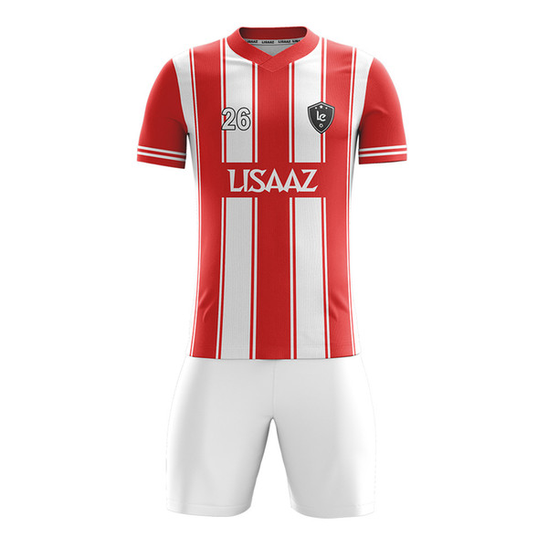 Wholesale high quality custom made new designs sublimated Soccer kits men's professional football uniform