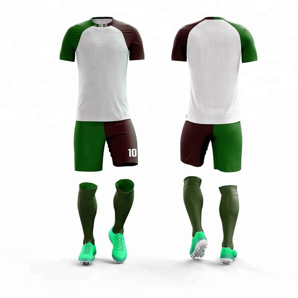 Custom Sublimation Jerseys Football Soccer Shirt Maker For Boys Kids Sportswear Clothing Set Soccer jersey Uniform Sudadera Futbol
