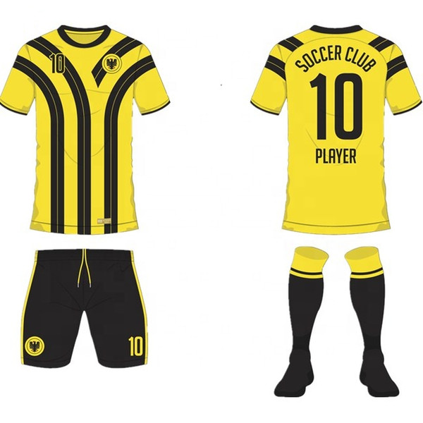 New design Best Price Top quality Soccer uniform Sublimation Soccer Uniform Football Shirt Maker