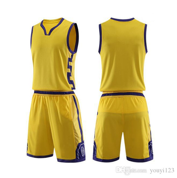 2019 Cheap college Basketball Jerseys Men Boys breathable custom Basketball Uniforms shirts shorts big size