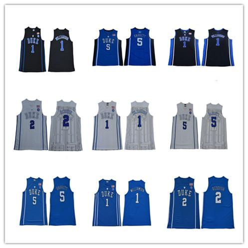 NCAA Zion Williamson Duke Blue Devils College Jersey 12 Ja Morant Murray State 5 RJ Barrett 2 Cameron Reddish 4 Redick Christian Laettner