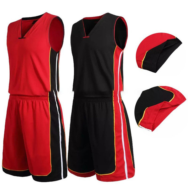 Hot Selling Style College Student's Sport Wear Sport Uniform Basketball Jersey ,College Basketball Uniform Designs, Reversible Uniforms