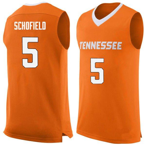 Admiral Schofield Stitched Tennessee Volunteers Dale Ellis Chris Darrington Bernard King Brad Woodson Men's White College Jersey