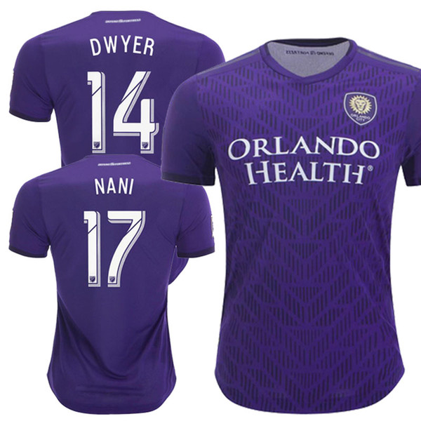 2019 Orlando Soccer Jersey Home purple Football Uniform Shirt Orlando City Youth Mendez Dwyer Nani Colman Jersey