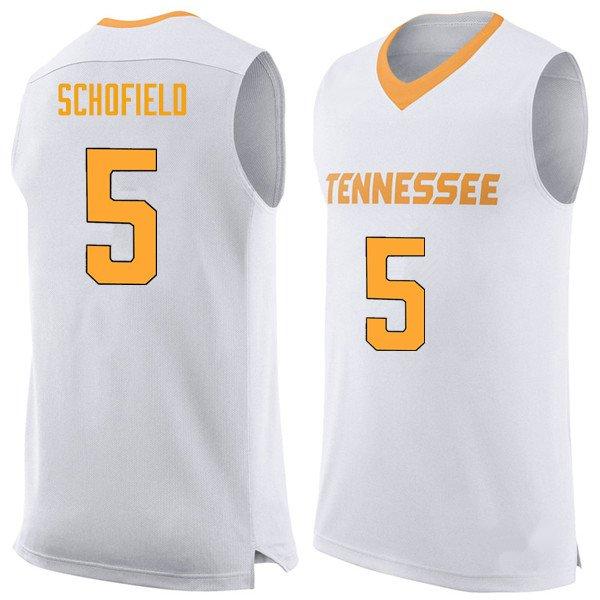 Admiral Schofield Stitched Tennessee Volunteers Dale Ellis Chris Darrington Bernard King Brad Woodson Cutom Any Name College Jersey