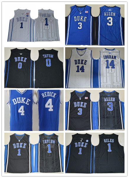 Blue DevilsCollege Jerseys 1 Kyrie Irving 1 Harry Giles 3 Grayson Allen 0 Jayson Tatum 4 Redickr Stitched Jerseys