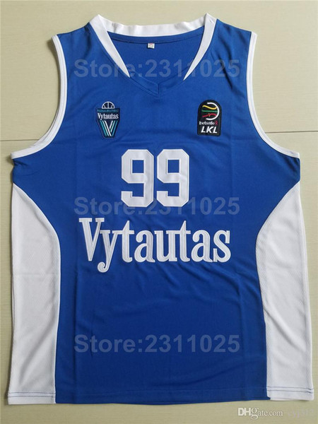 Lithuania Vytautas Movie 99 LaVar Ball Basketball Jerseys Cheap Men Sports Breathable All Stitched Team Blue White