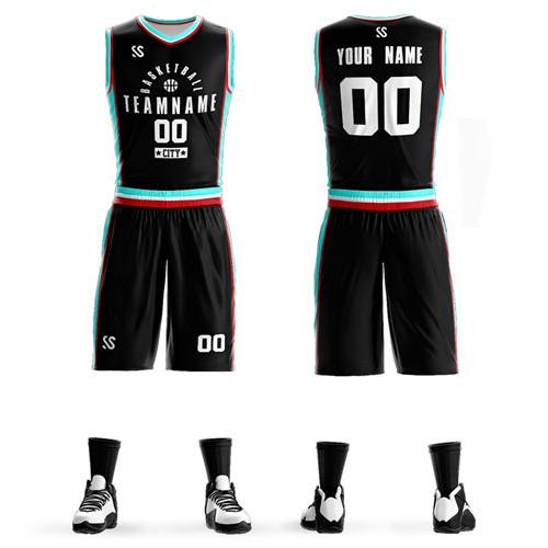 2019 latest custom basketball uniforms in various colors cyan yellow green and other colors to make sleeveless ball clothing