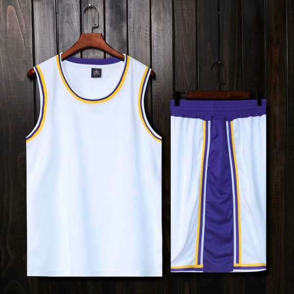 Spring dry sleeveless breathable customizable basketball suit