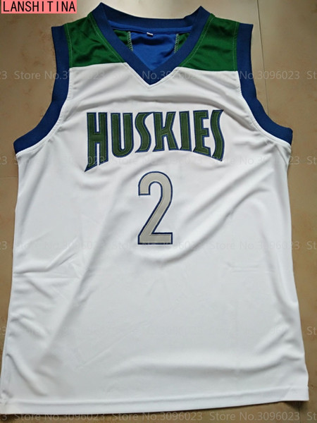 Lonzo Ball #2 LaMelo Ball #1 LIANGELO Ball #3 Chino Hills Huskies White Cheap High School Basketball Jersey