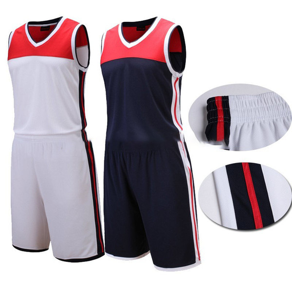 Brand New Hot Selling College Student's Sports Wear Basketball Unifrom Basketball Jersey 100% Polyester Cumtom logo Style Sleeveles Jersey