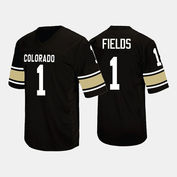 Shay Fields Stitched Men's Colorado Buffaloes steven montez Rashaan Salaam Sam Noyer Black College Football Jersey