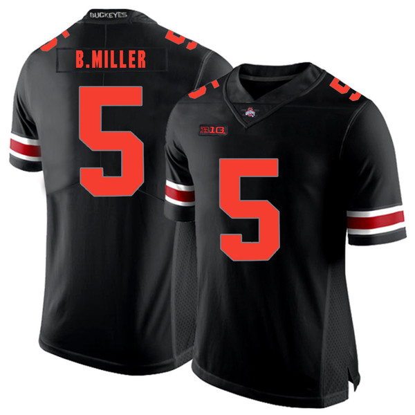 Cameron Heyward Stitched Mens Ohio State Buckeyes Braxton Miller White Black Red Game NCAA College Jersey