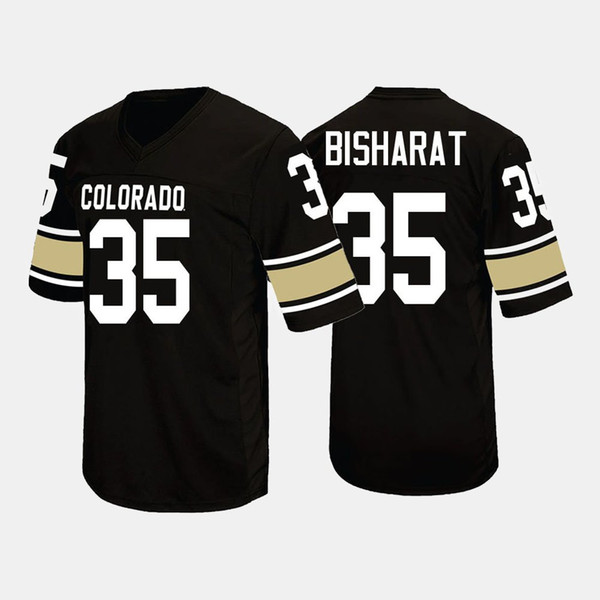 Beau Bisharat Stitched Men's Colorado Buffaloes Bryce Bobo Casey Marksberry Chris Bounds Black College Football Jersey